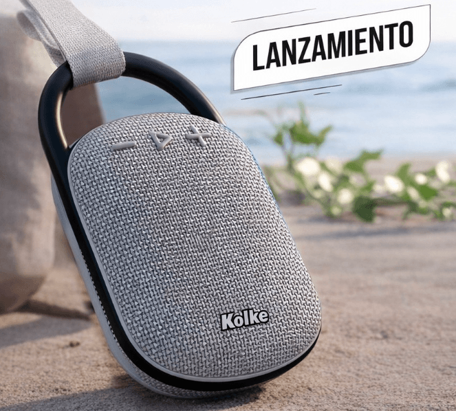 Parlante Kolke Inalambrico Hook Gris (KPP-788) 630933