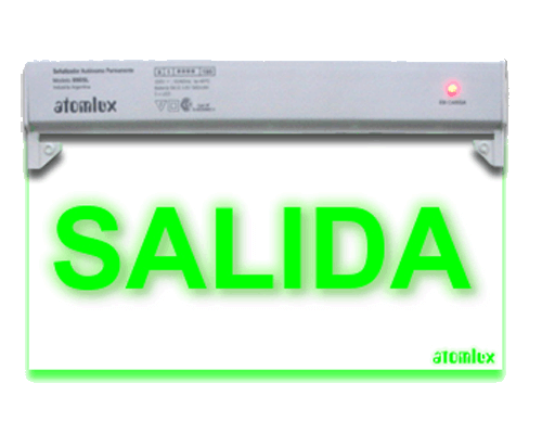 Señalizacion Atomlux SALIDA Acrilico Luminoso (9905L-COMPACT)