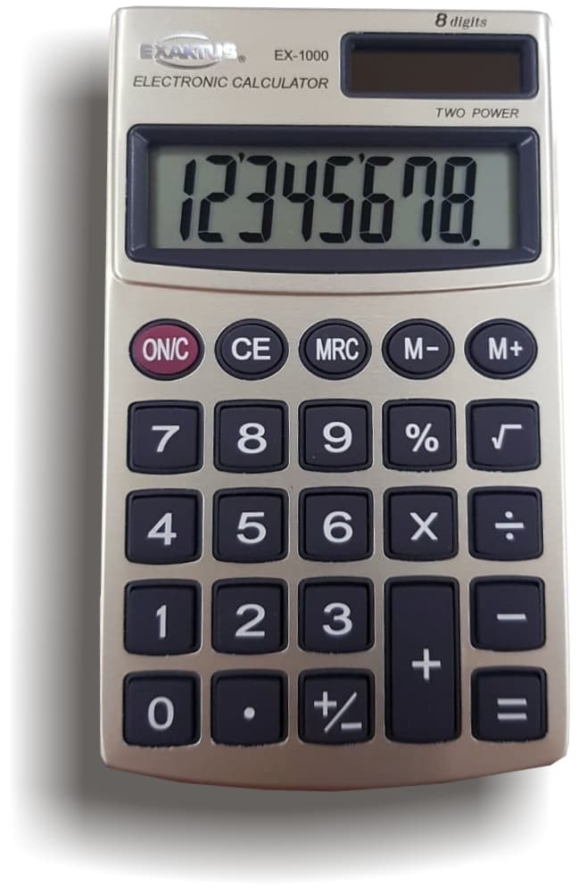Calculadora Exaktus EX-1000 color Metal