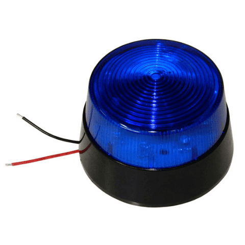 Luz Estroboscópica Base a LED de 77mm Azul