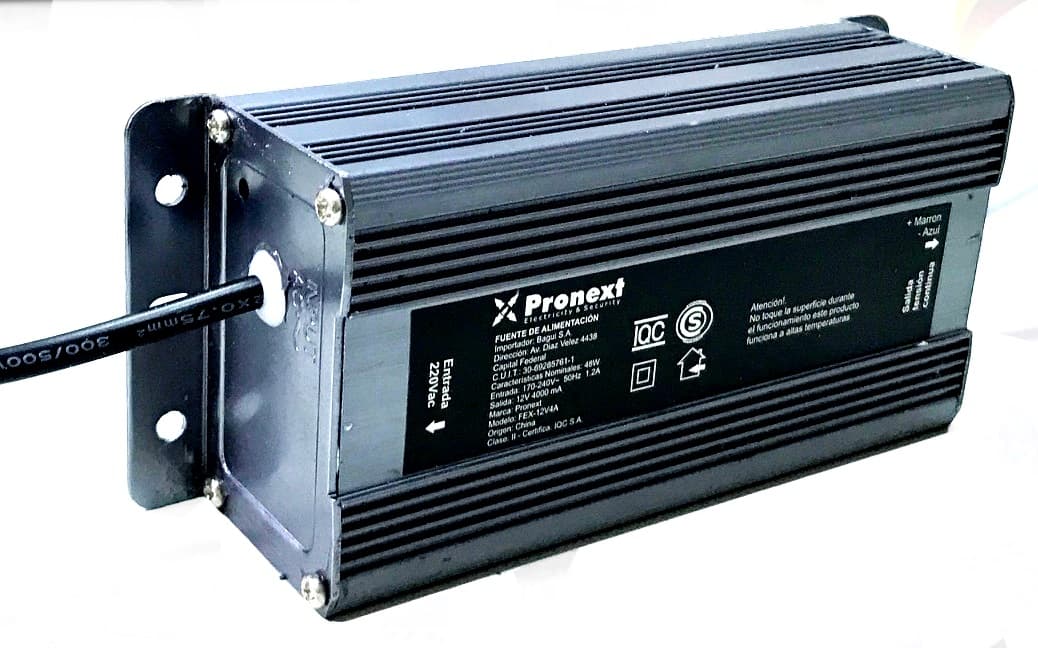 Fuente Switching de Exterior (IP66) Pronext de Tensión de Salida 12Vcc 14A. Certificada