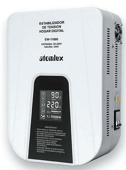 Estabilizador de Tension Digital Hogar Atomlux (EW-11000)