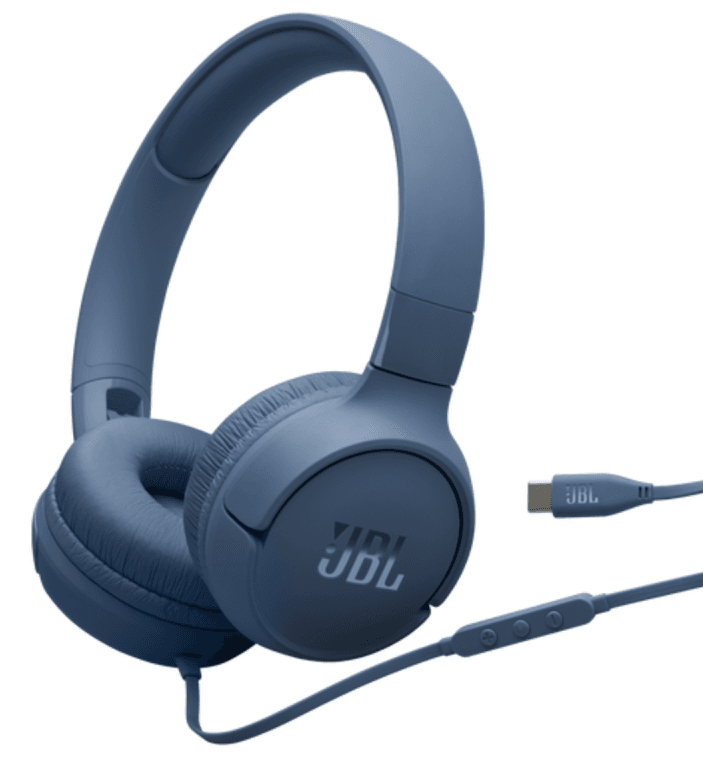 Auricular JBL TUNE 520C Usb-C (JBLT520CBLUAM) Azul