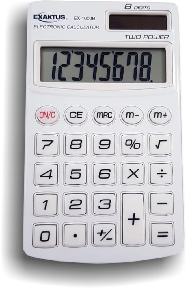 Calculadora Exaktus EX-1000B Blanco