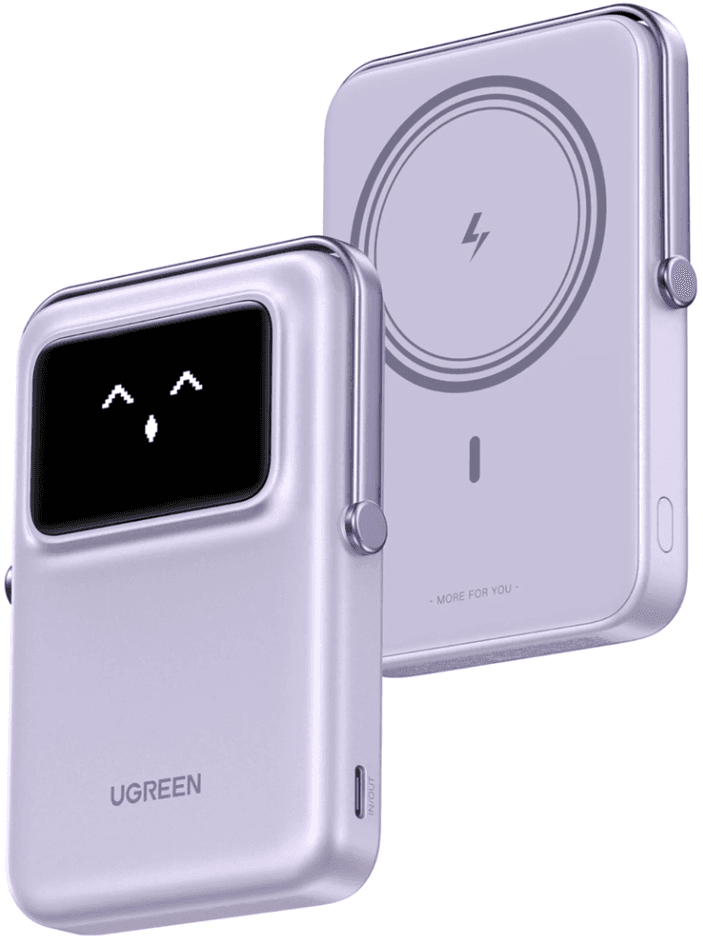 Power Bank Inalambrico Magnetico 10000mAh 20w Morado Ugreen (PB572) 45328