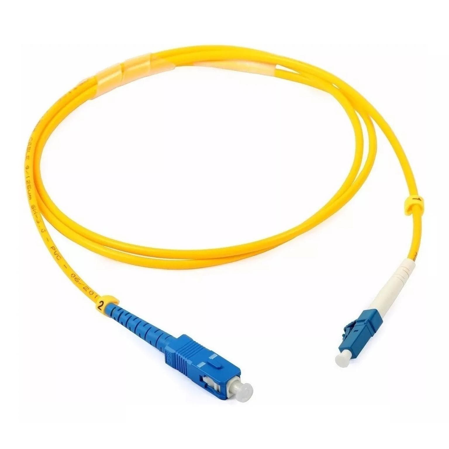 Patch Cord Fibra Optica GLC SC/PC-LC/PC SM 1MTS Simplex (FO-4635)