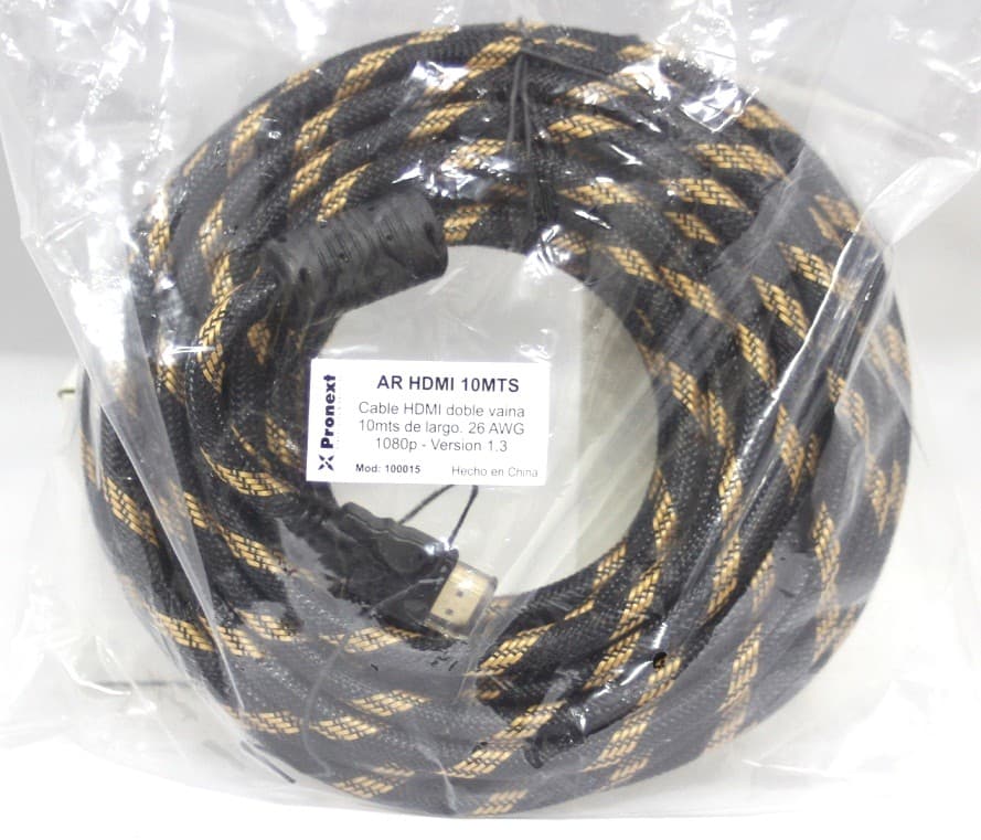 AR HDMI 10MTS - Cable Hdmi-hdmi de 10mts Versión 1.4