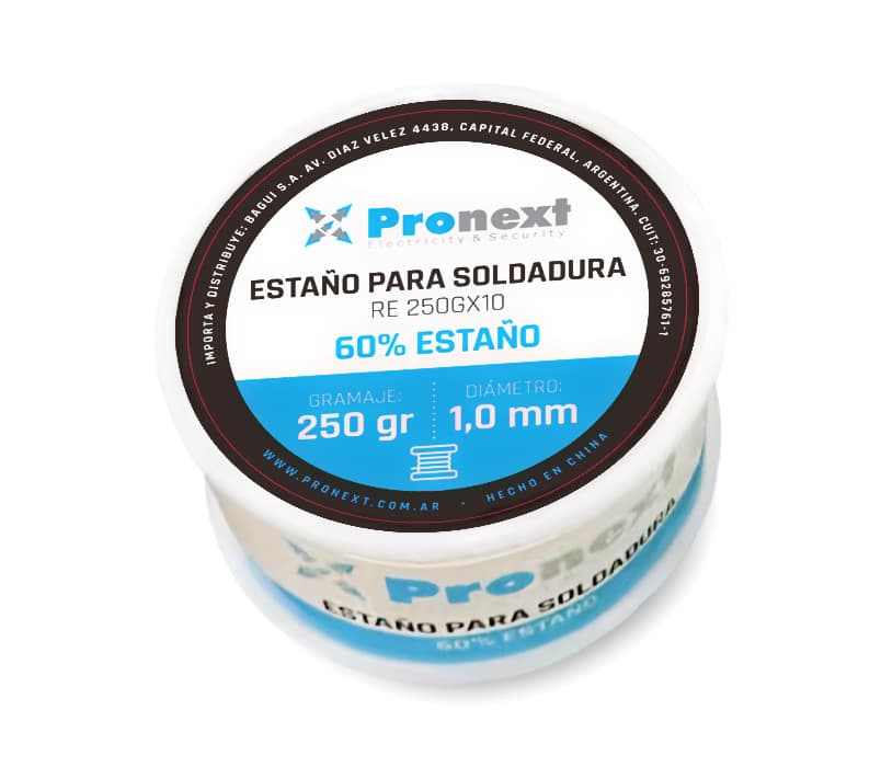 Rollo de Estaño de 250gramos X 1.0mm