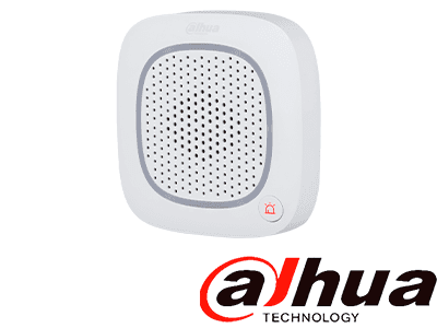 Sirena Para Alarmas Inalambrica con Audio Birireccional Dahua (DHI-ARA14-W2)