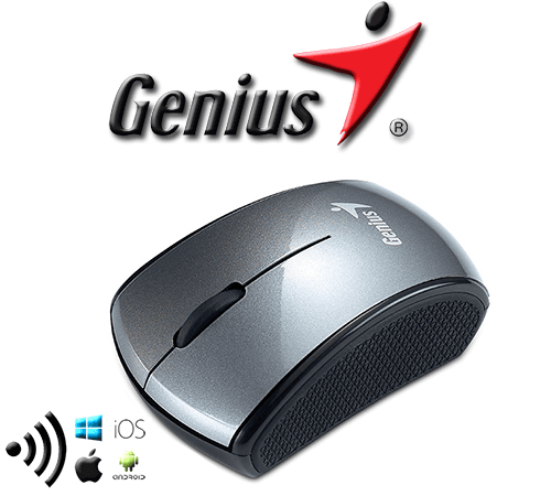Mouse Inalambrico Genius 900S Micro Traveler Gris