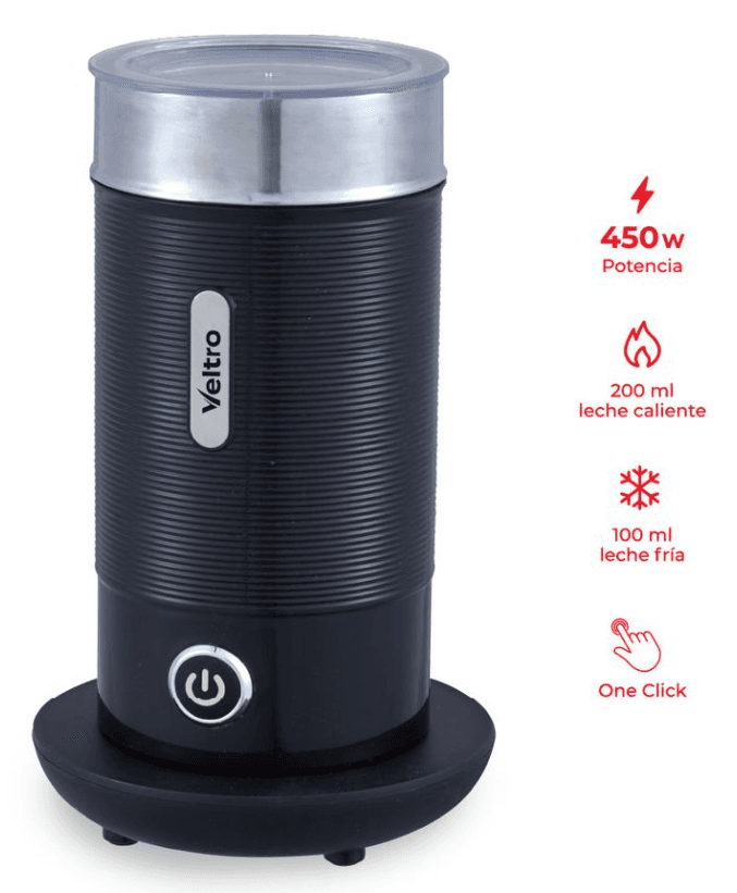 Espumador de Leche 450W 200ml Veltro (VOMF00G)