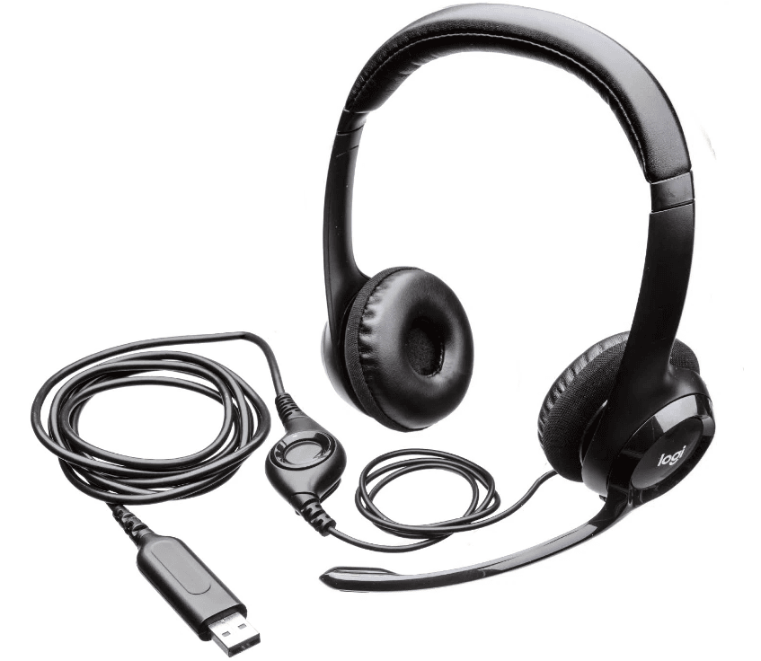 Auricular Logitech Con Microfono USB H390 Negro (981-000014)