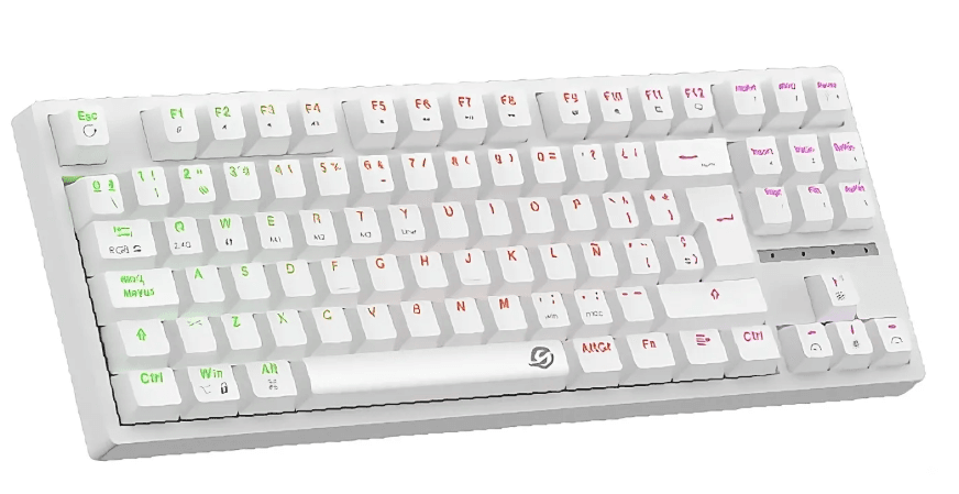 Teclado Gamer Mecanico TKL Tri-Modo Solarmax (GMKB88RW) Negro 23524H