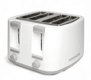 NOVOHOME Tostadora 4 Bahias Blanca (NH-TO040W)