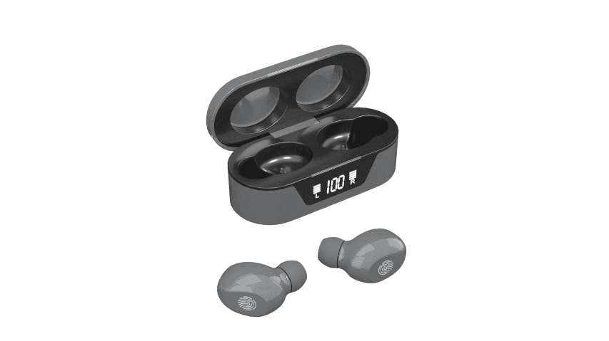 Auricular Bluetooth Touch c/Display Netmak (NM-BIZA-S) Gris