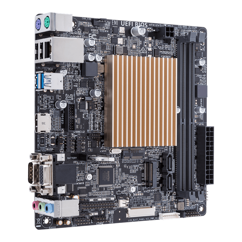 Mother + Micro Asus J4005I-C Celeron DDR4 DIMM (90MB0W90-M0EAY1)