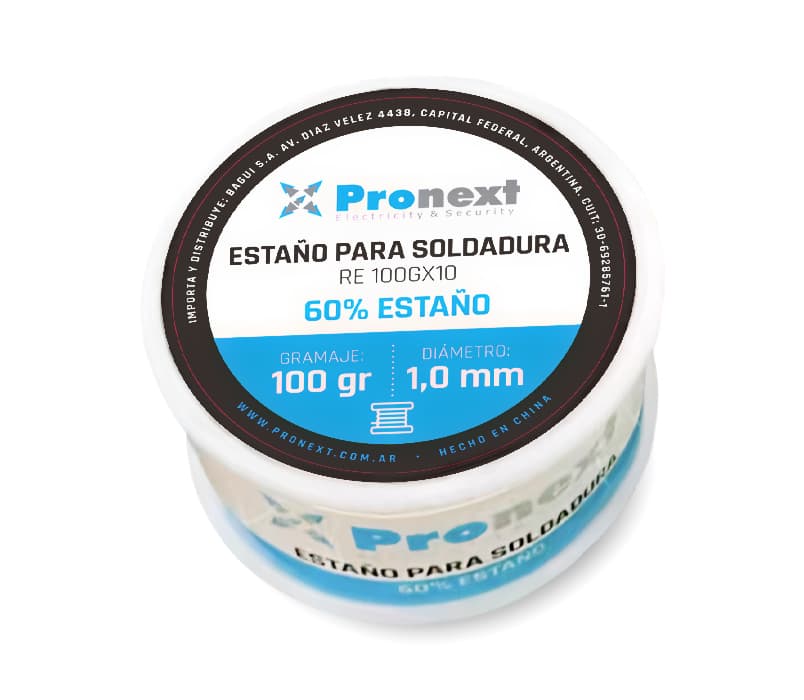 Rollo de Estaño de 100gramos X 1.0mm