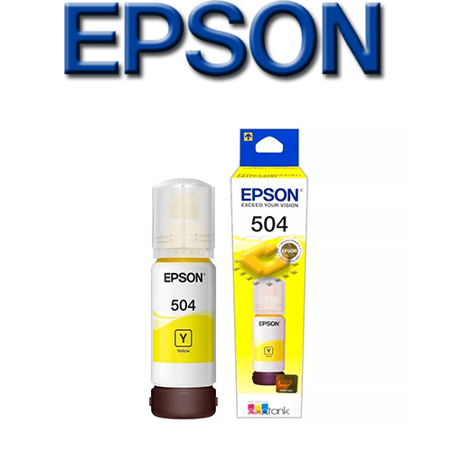 Botella EPSON 504 x 70ml L4150 / L6191 Amarilla (T504420-AL)