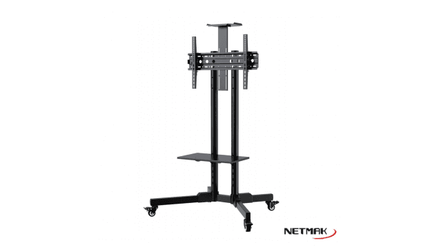 Soporte para Tv Led 32-75" Pie c/Ruedas Netmak (NM-ST37)