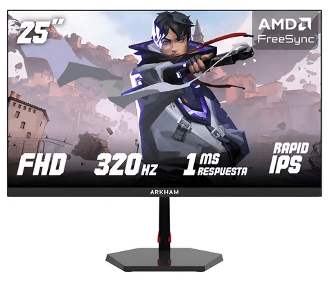 Monitor Gamer Arkham 25" 320Hz IPC FHD 1MS HDMI/DP