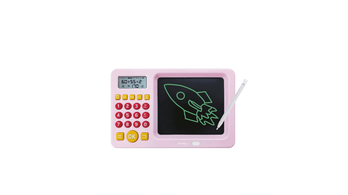 Pizarra Magica C/Calculadora Netmak (NM-PM103-P) Rosa