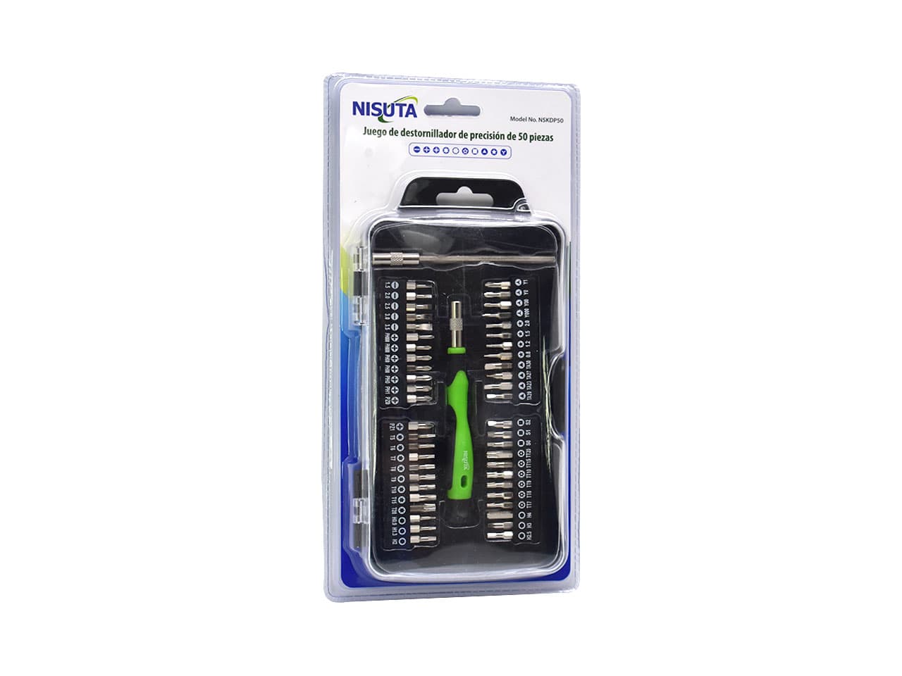 Kit de Destornillador de Precision de 50 Piezas Nisuta (NSKDP50)