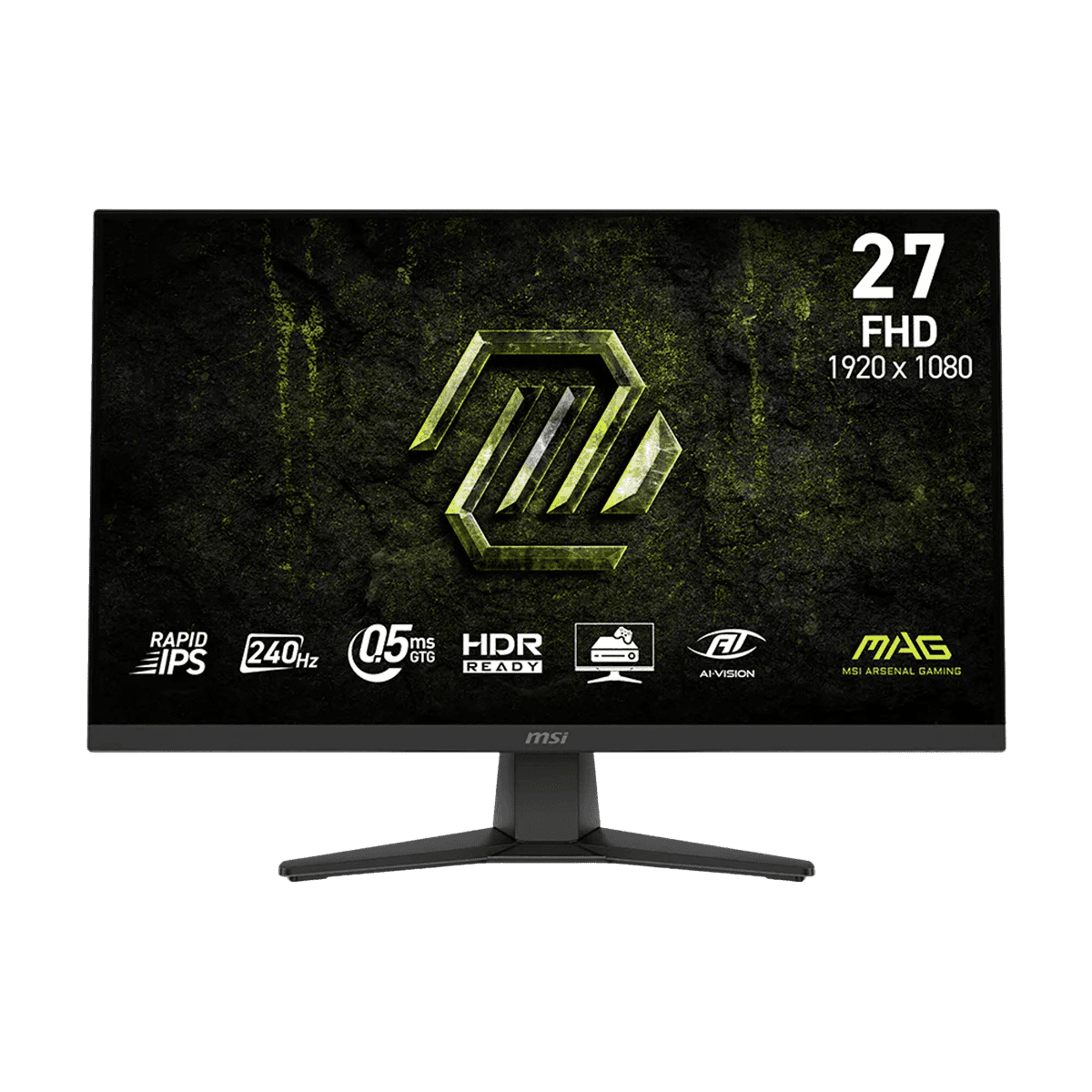 Monitor Gamer MSI MAG 272F X24 27" FHD 240Hz 0.5ms Flat 2xHDMI (3CE5)