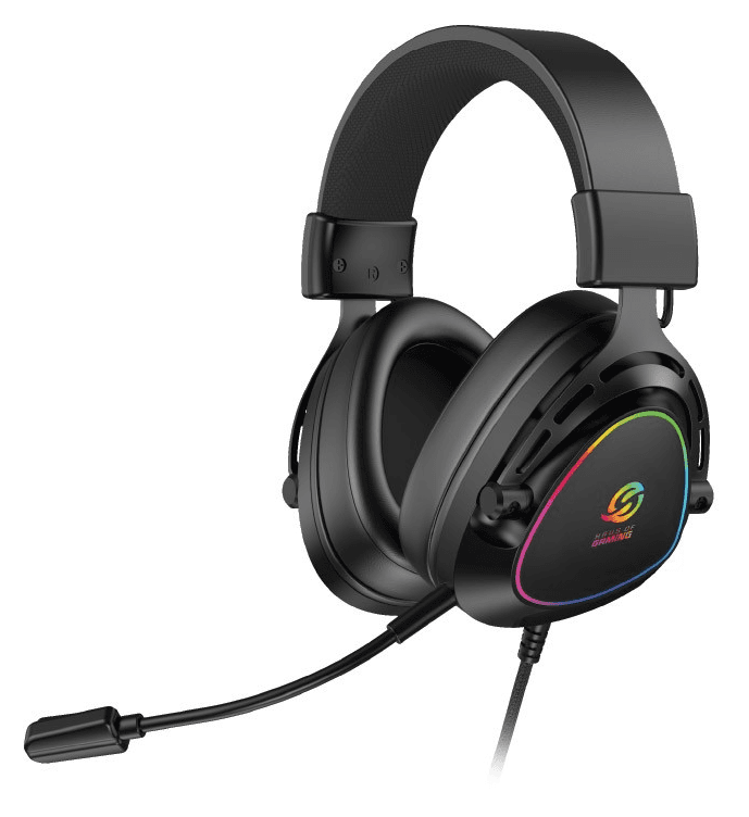 Auricular Gamer Solarmax RGB Wired Lightweight (GHS59B) Negro 24119Z