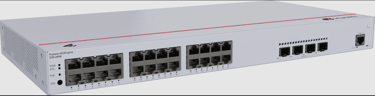 Switch 24 Puertos 10/100/1000 Huawei (S220-24P4X)