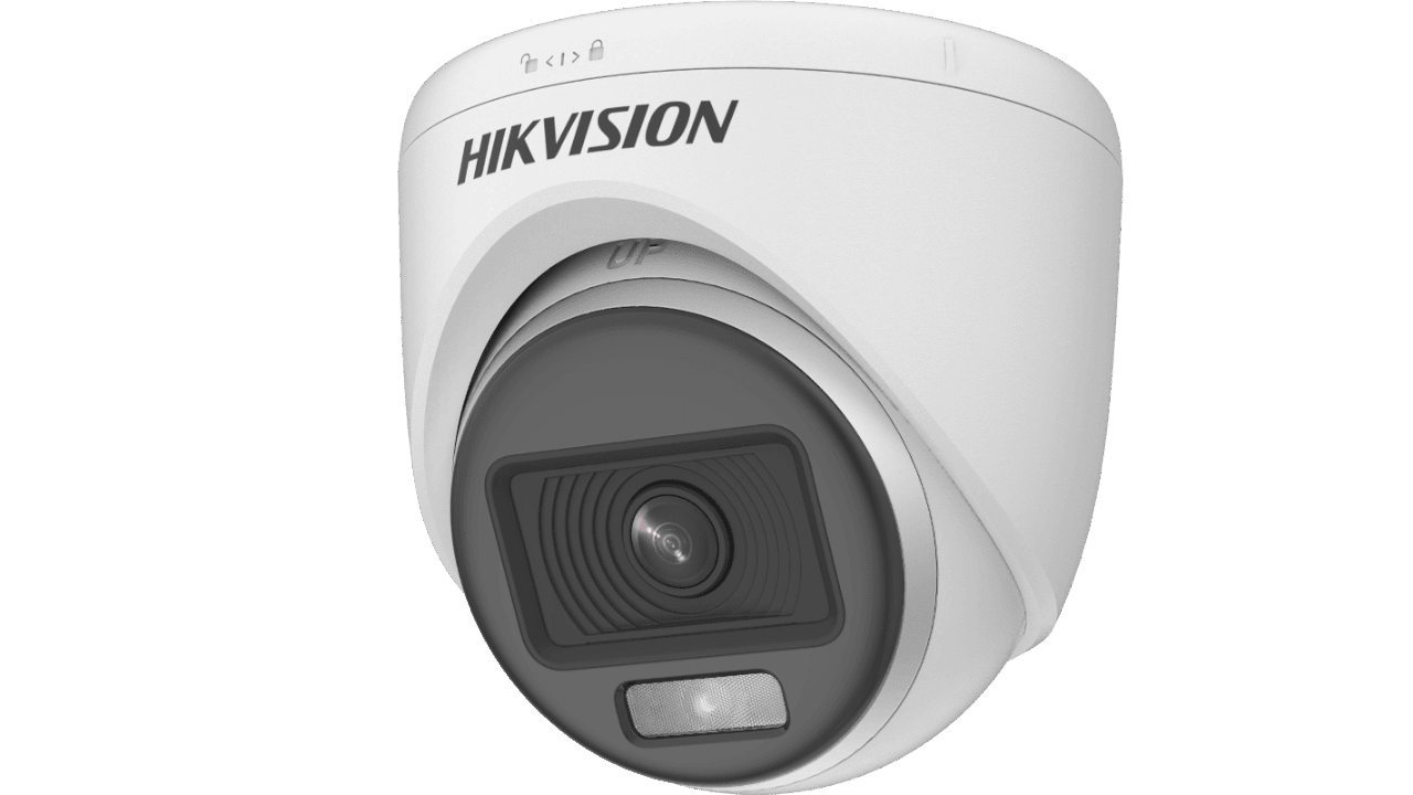 Camara CCTV 2.8 Mm Domo Interior 1080P Hikvision ColorVu (DS-2CE70DF0T-PF)