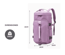 Mochila de Gimnasio Informal Lila (MOCH145V)