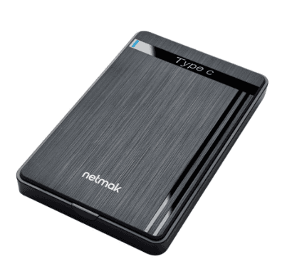 Carry Disk Externo Sata 2.5" Usb-C 3.1 Netmak (NM-CASE-C)