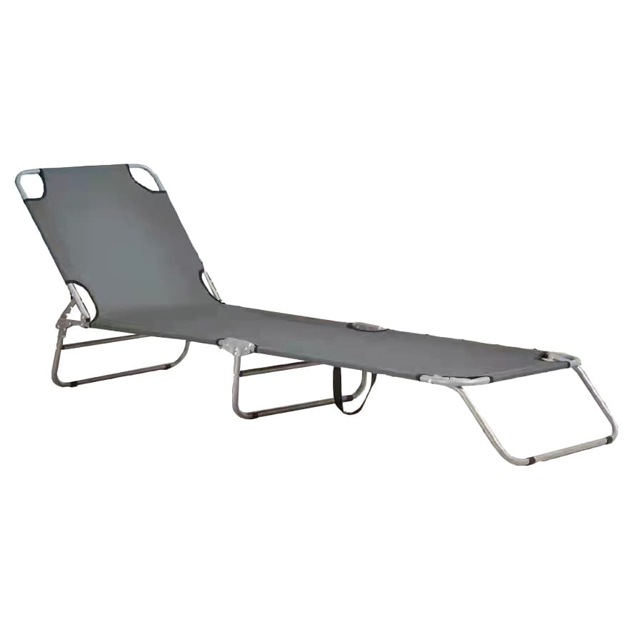Reposera OneBox p/ Jardin Lona Negra (OB-R1)