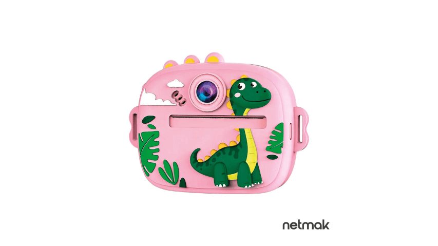 Camara Impresora Para Niños Rosa Netmak (NM-KIDCAM2-P)