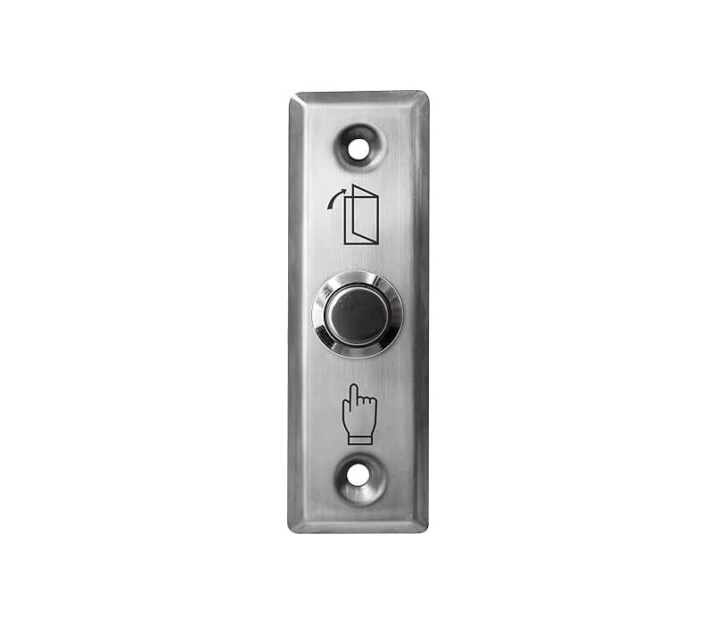 Boton de Salida Fino Metalico