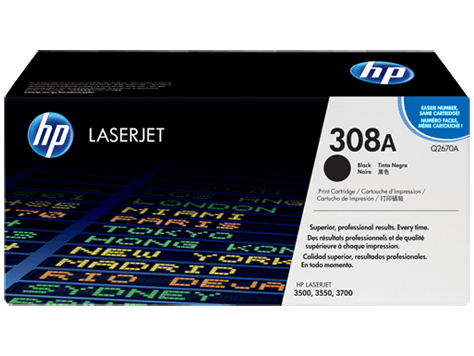 Toner HP 308A Original Negro (Q2670A) - OUTLET