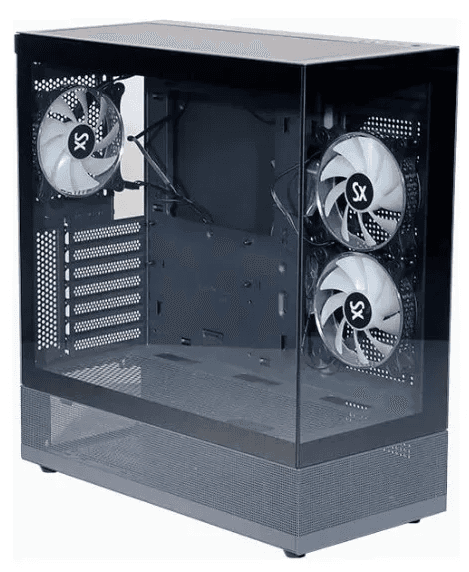 Gabinete Gamer Solarmax CM-B930-SF Negro Sin Fuente (IC04 202851 M)