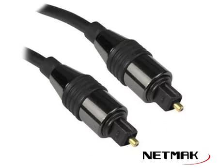 Cable Optico Digital Toslink 2 Mts Netmak (NM-C101)