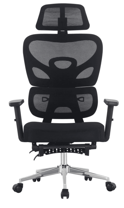 Silla Oficina Ergonomica Negra Empoli (EM-ERG3) HESX0129