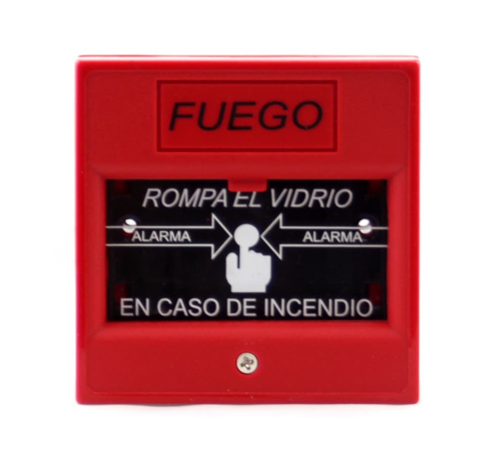 Bóton de Incendio de Activación Mediante Rotura de Vidrio