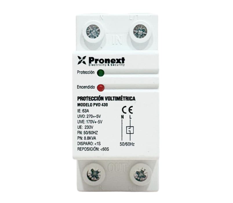 Protectores de Tension Riel Din Analogico