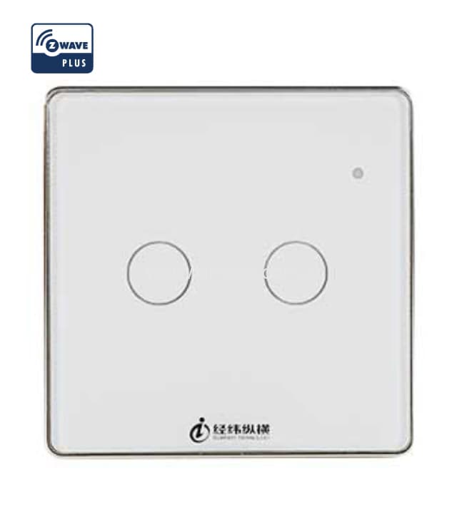 Tecla Luz 2 Boton Z-WAVE J1506B (4050)