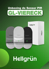 Sensor Pir Viereck Plus Inalambrico Hellgrün (GL-VIERECKPLUS NEGRO)