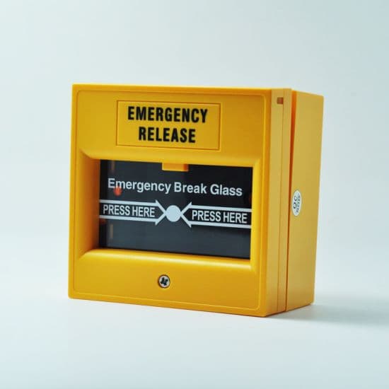 Botón de emergencia rompa el vidrio Pulsador de Alarma de incendios (GBE-Y) 5137