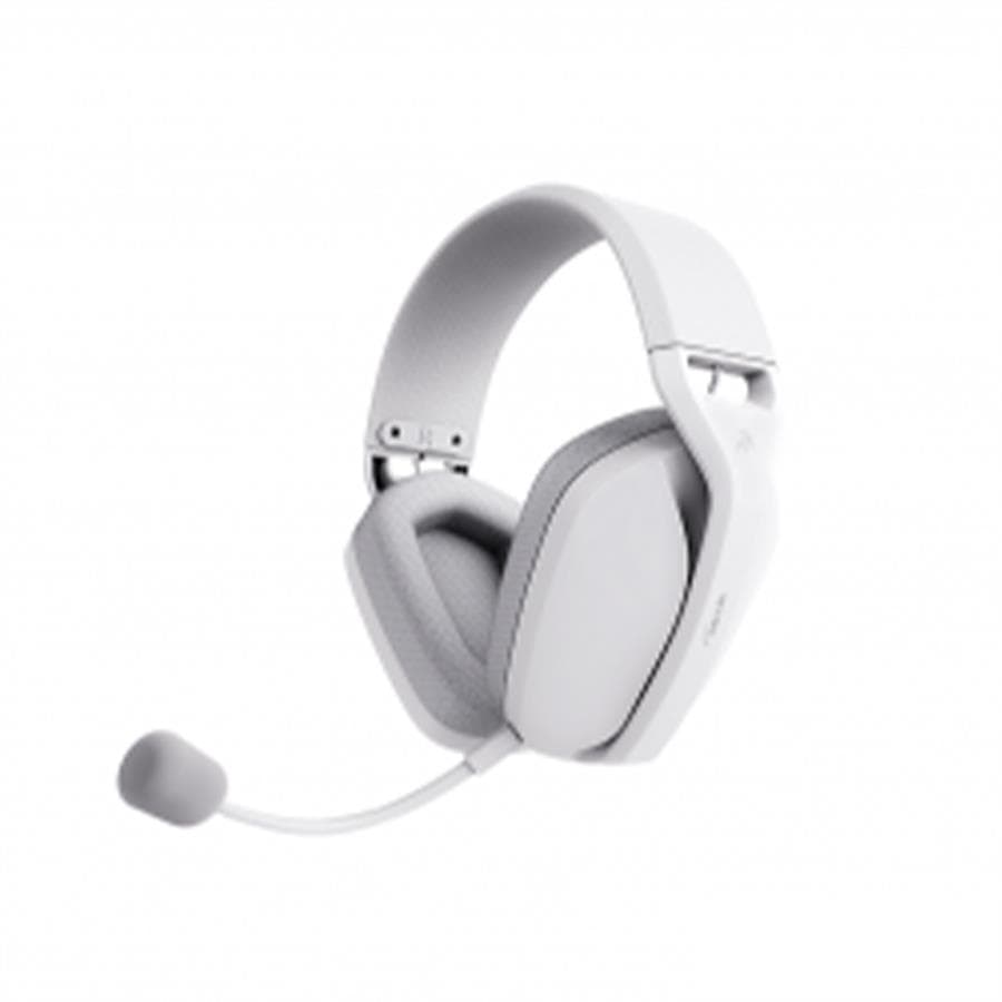 Auricular Inalambrico Gamer NETMAK Blanco TRI modo BT / 3.5 / Receptor USB (NM-N35-W)